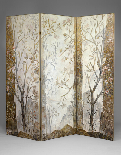 Three-Panel Folding Screen