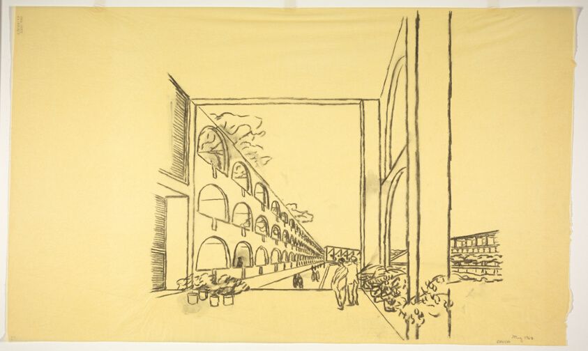 Sher-e-Bangla Nagar, Dhaka, Bangladesh, Inner Court Perspective