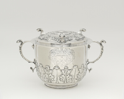 Two-Handled Covered Cup