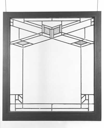 Robert W. Evans House, 9914 South Longwood Drive, Chicago, Illinois: Leaded Glass Window