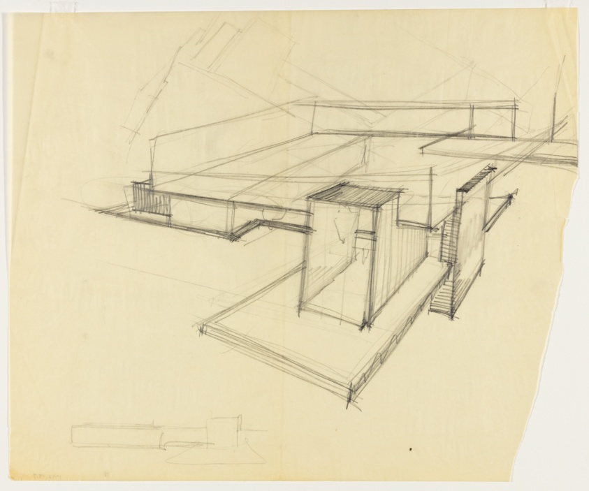 Edward D. Dart House, Barrington, Illinois, Perspective