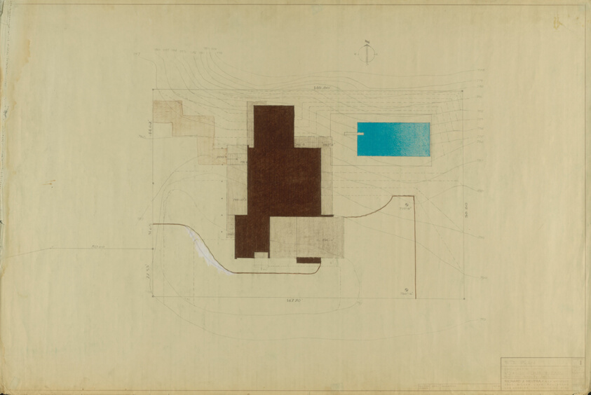 Bizzarri House, Cincinnati, Ohio, Site Plan