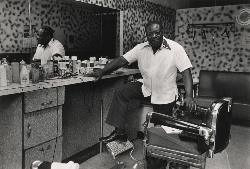 Deas McNeil, the Barber, from the series "Harlem, U.S.A."