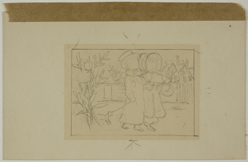 Two Figures Walking