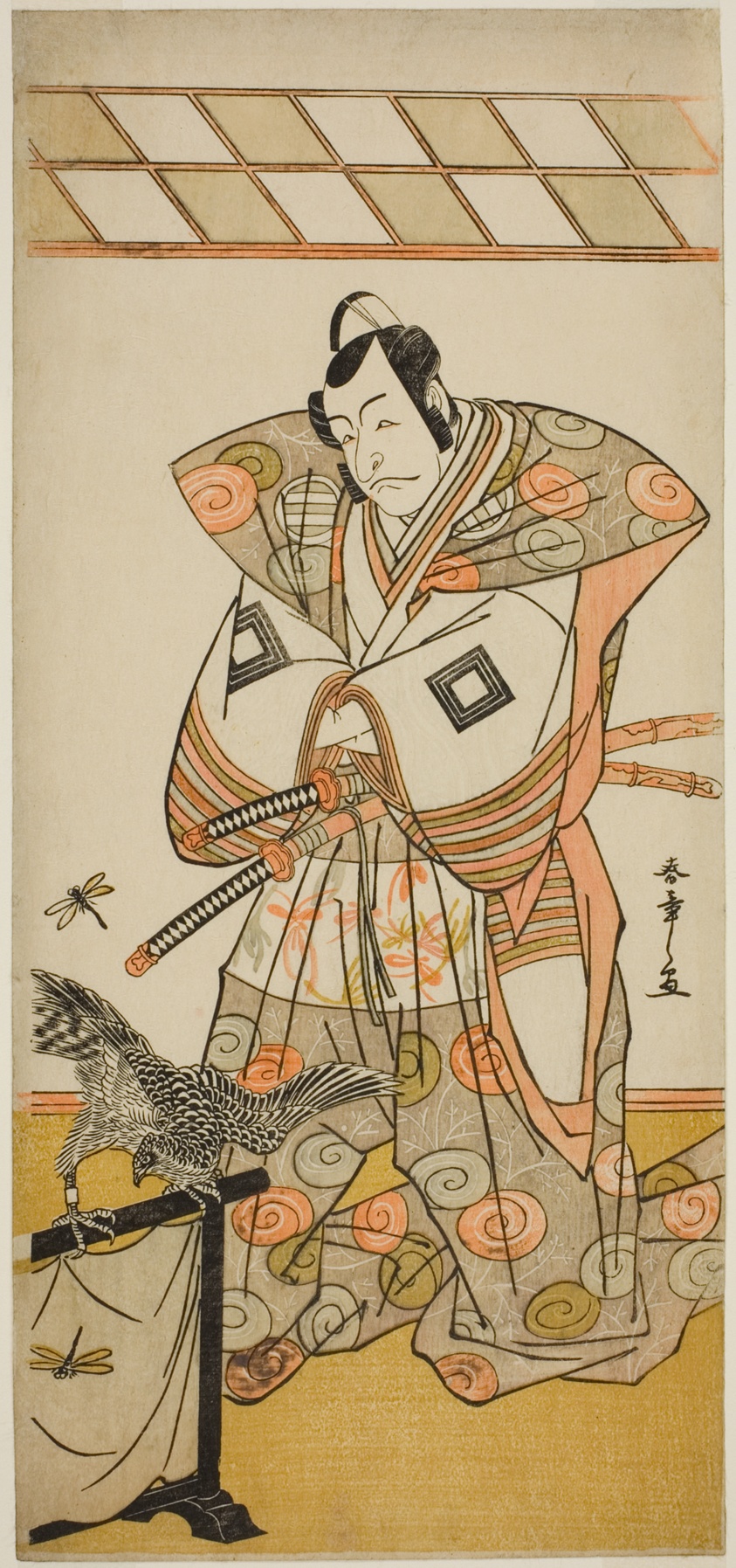 The Actor Ichikawa Danjuro V as Ashikaga Takauji in the Play Kaeribana Eiyu Taiheiki, Performed at the Nakamura Theater in the Eleventh Month, 1779