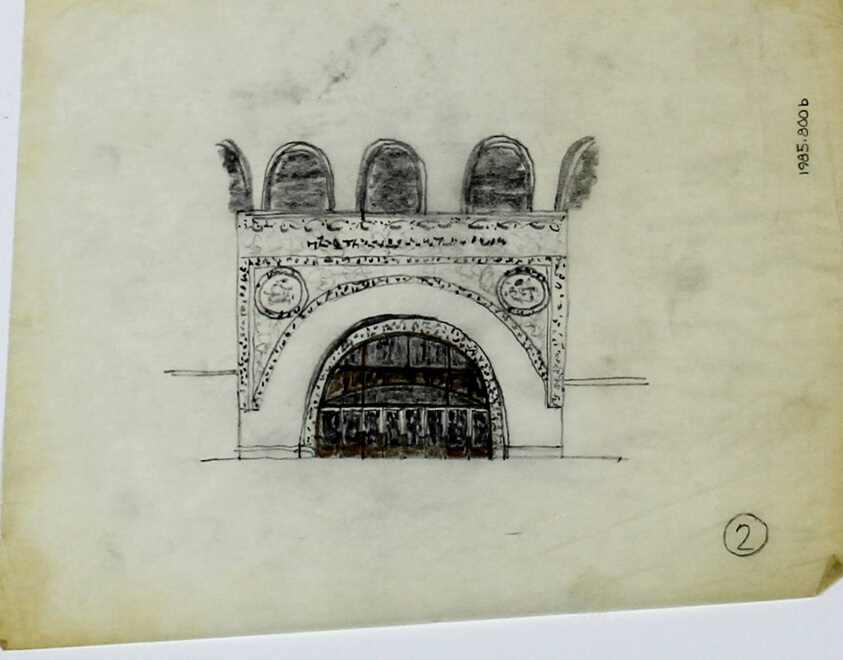 Stock Exchange Building Lobby Remodeling, Chicago, Illinois, Elevation Studies