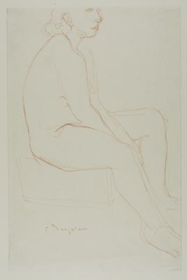 Seated Female Nude