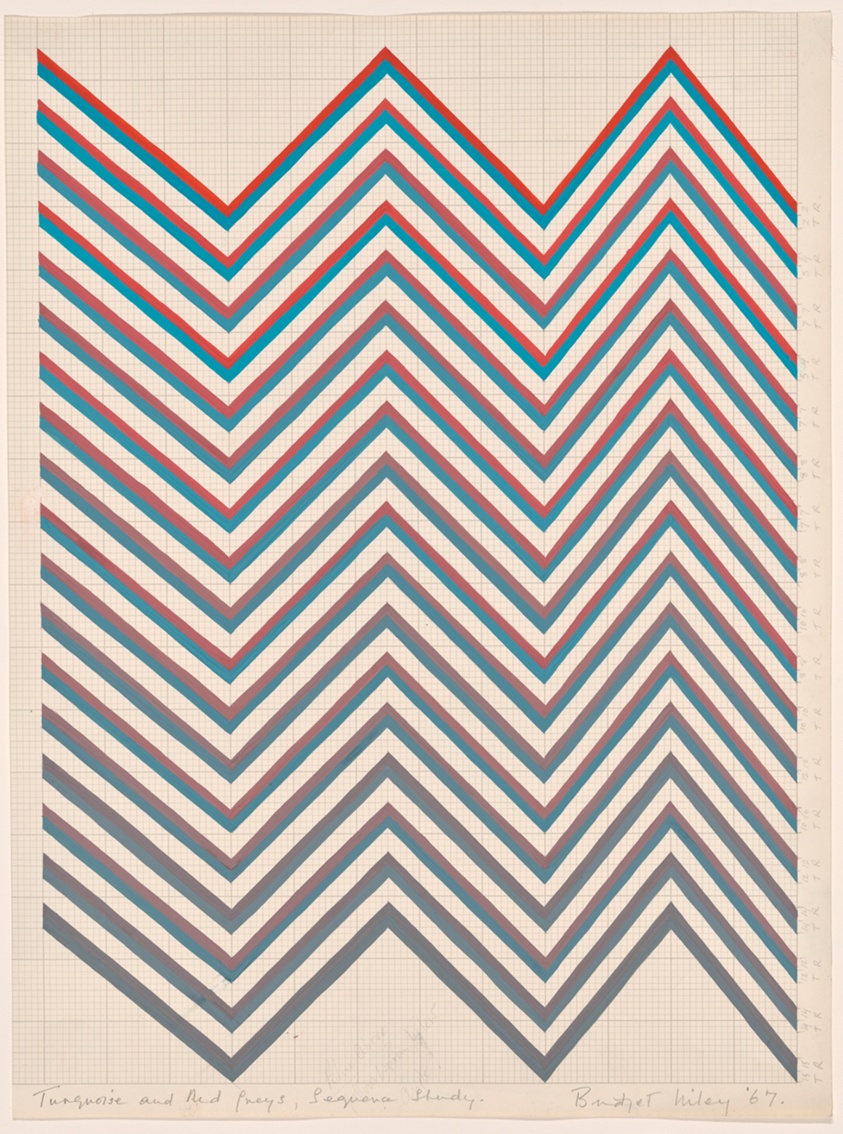 Turquoise and Red Greys, Sequence Study