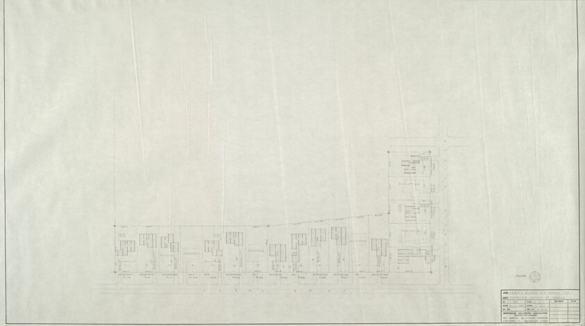 Harms Glenview Homes, Glenview, IL, Proposed Layout of Homes