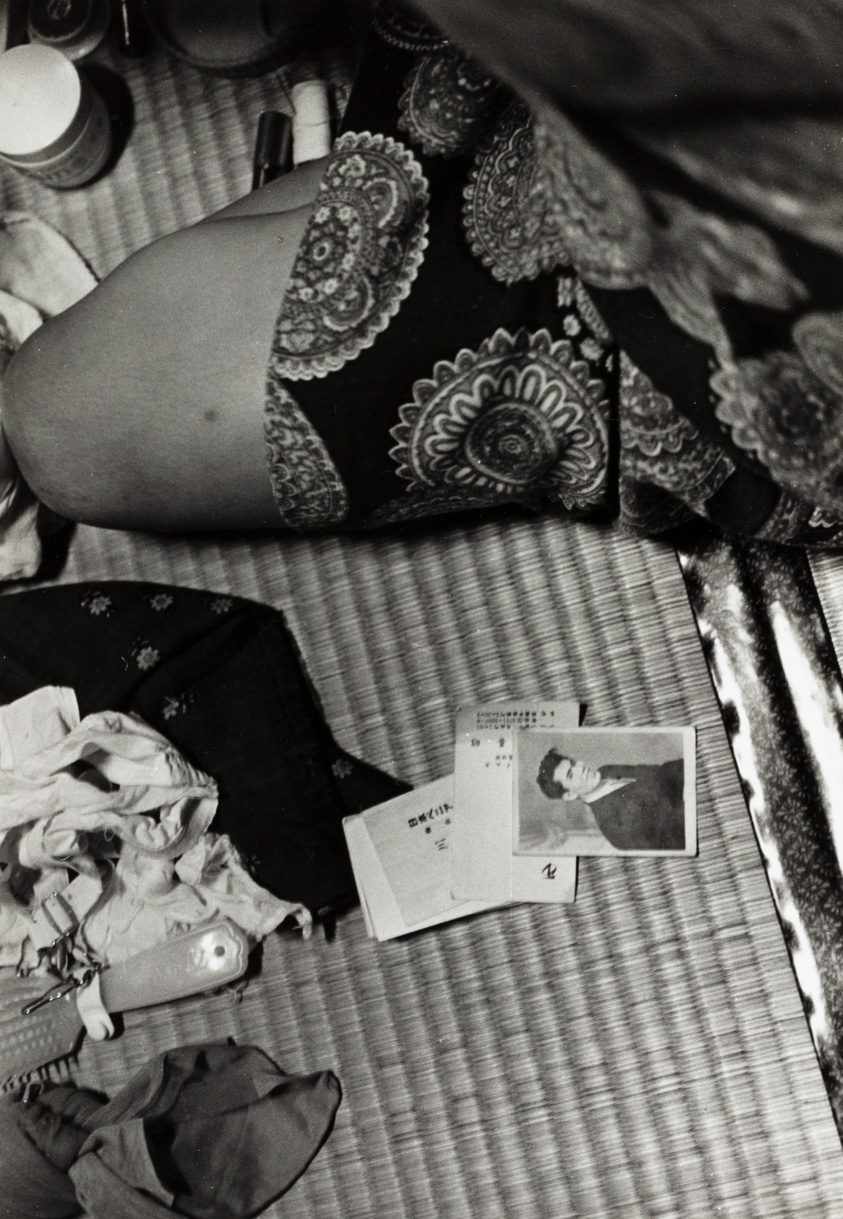 A regular Customer's Photo and Business Card, from the series "Women who saved Okinawa"