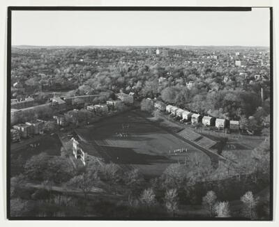 View of Brookline High School Athletic Field