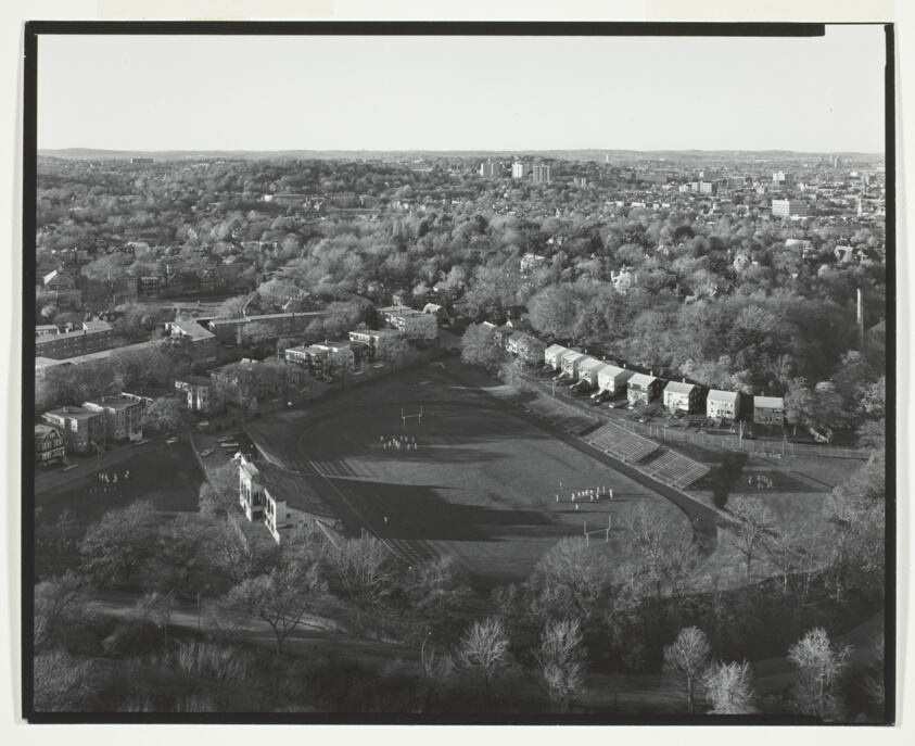 View of Brookline High School Athletic Field