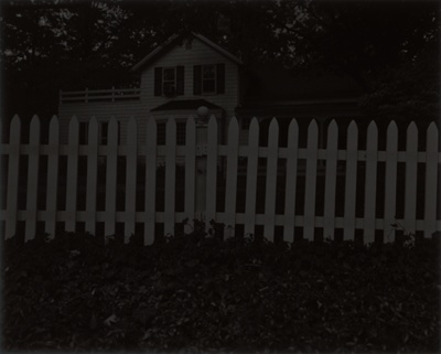 Night Coming Tenderly, Black: Untitled #1 (Picket Fence and Farmhouse)