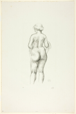 Nude Girl Seen from Back