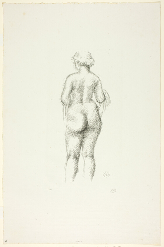 Nude Girl Seen from Back