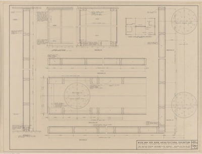 Mies van der Rohe Architectural Exhibition, Fifth Biennial, Sao Paulo, Brazil, Section
