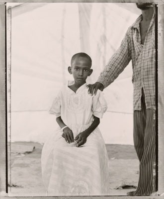 Hadija and Her Father, Somali Refugee Camp, Mandera, Kenya