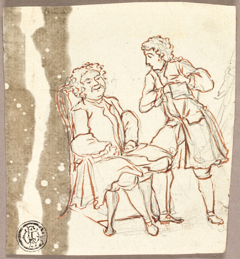 Two Gentlemen in 18th Century Costume