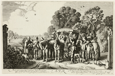 Air, plate two from The Four Elements