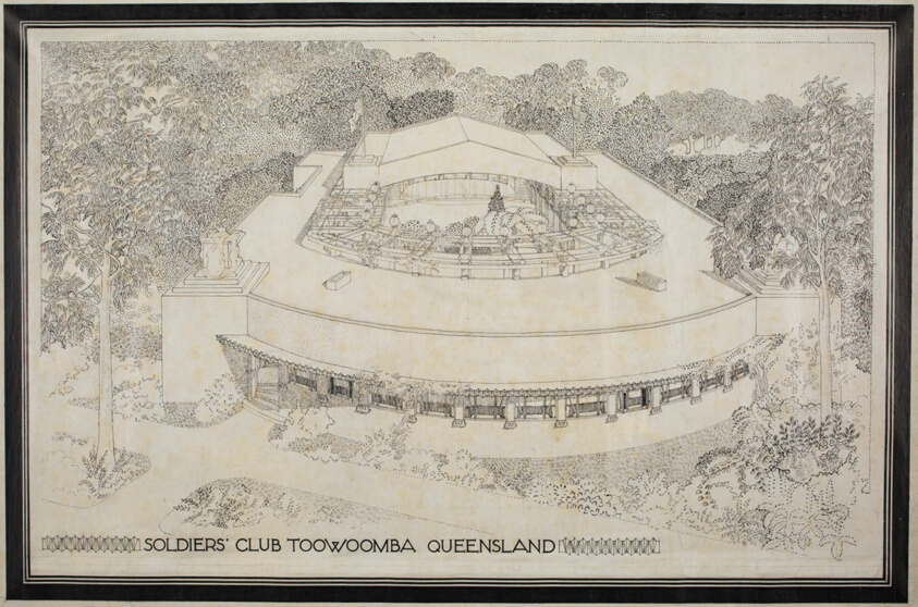 Soldiers' Club, Toowoomba, Australia, Perspective