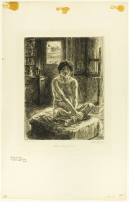 Nude on Posing Stand