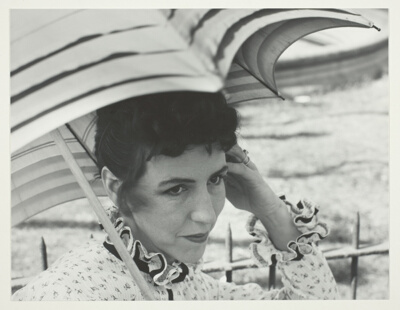 Woman with Umbrella