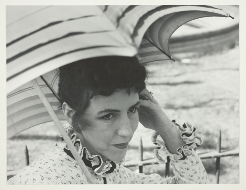Woman with Umbrella