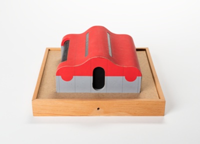 Two Car Garage, Regional Library for the Blind, Chicago, Illinois, Model