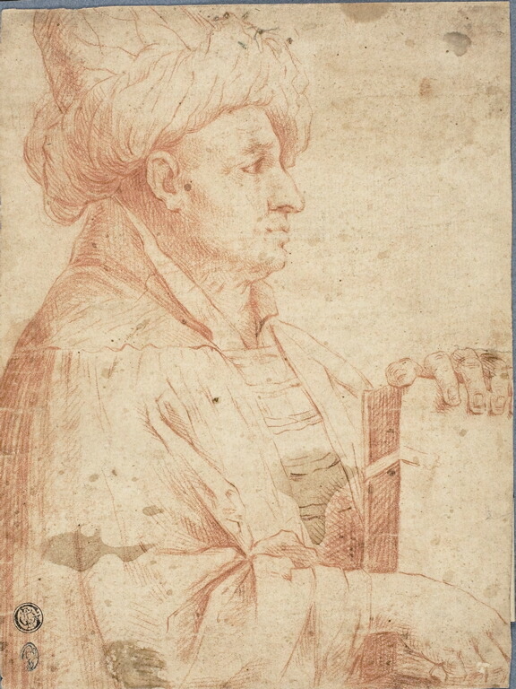 Bust of Turbanned Man with a Book
