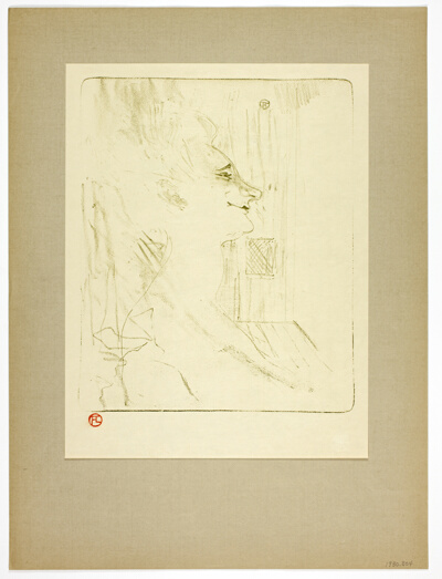Soûlarde, plate six from Yvette Guilbert