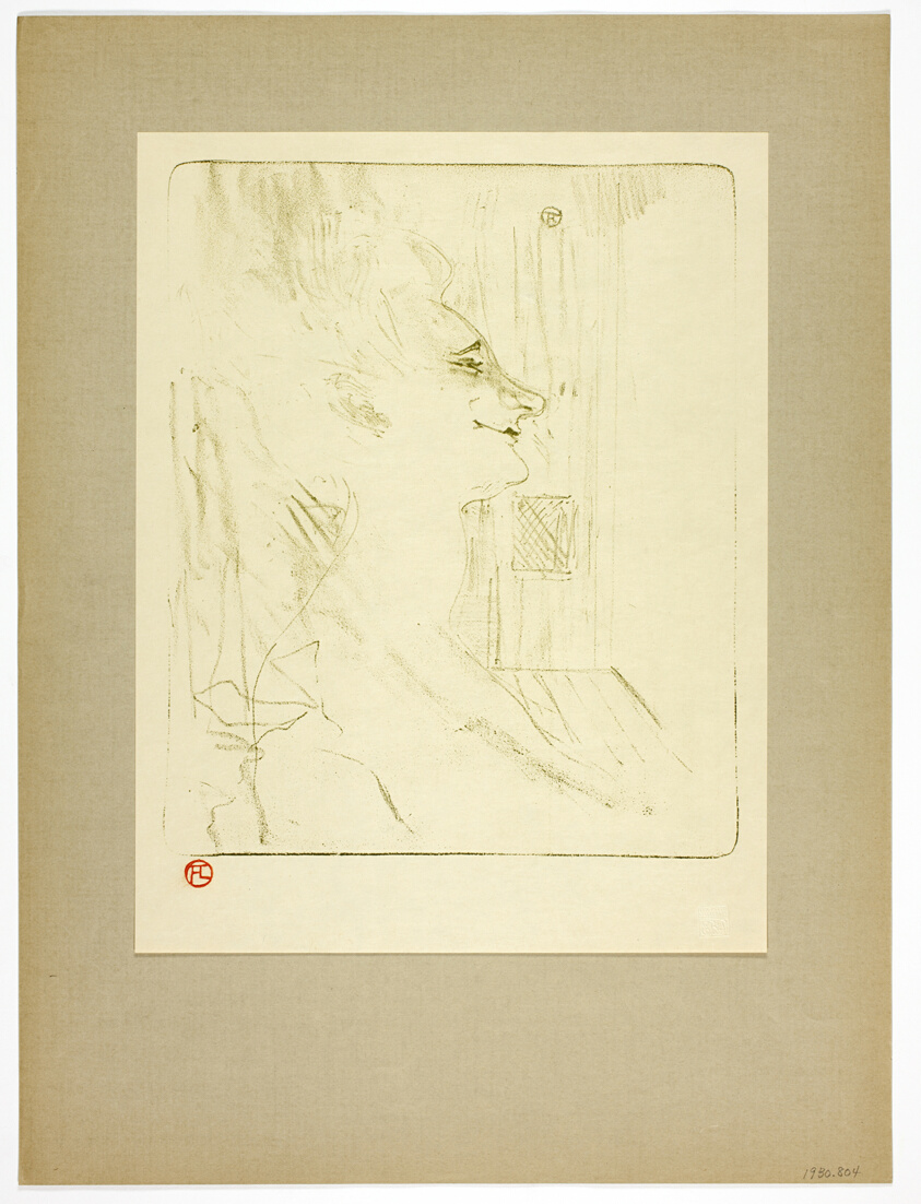 Soûlarde, plate six from Yvette Guilbert