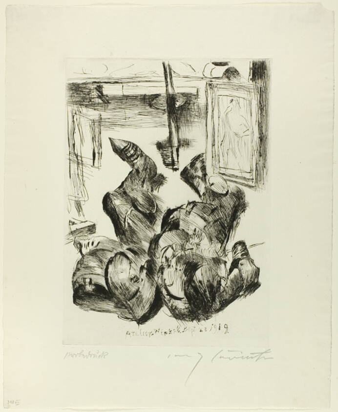 Armor on the Studio Floor, plate thirteen from Bei den Corinthern