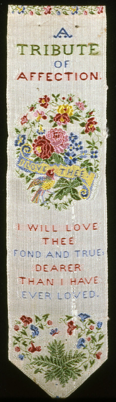 Commemorative Bookmark "A Tribute of Affection"