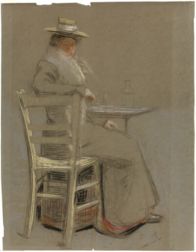 Woman Seated at a Table