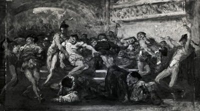 The Carousal (Scene from Faust?)