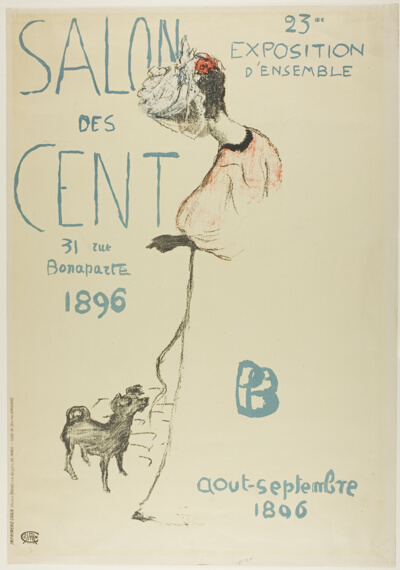 Poster for the Salon des Cent