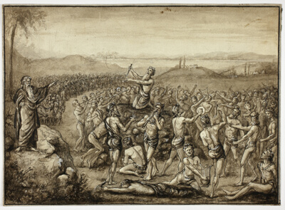 Moses Confronting the Israelites