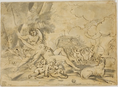 Figures, Chariot and Dog