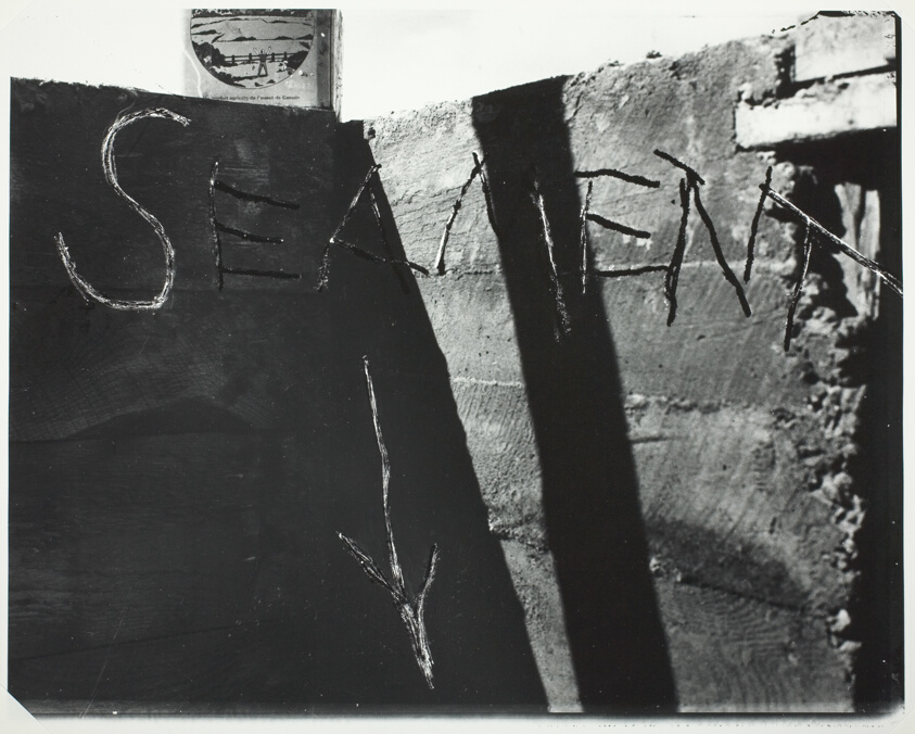 Seament/Cement, Self-Portrait in Mabou