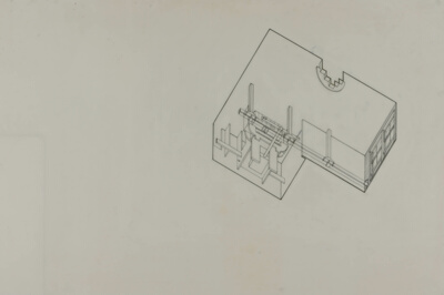 Mergenthaler Linotype Building Renovation, Chicago, Illinois, Interior Axonometric