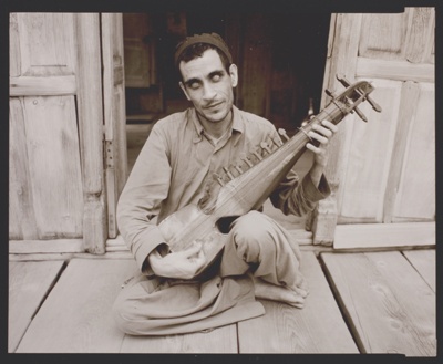 Blind Musician, Kashmir, India
