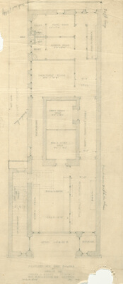 First State Bank of Manlius, Manlius, Illinois, Main Floor Plan