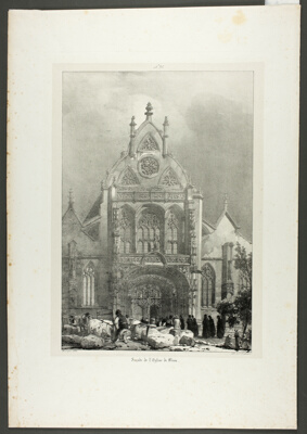 Facade of the Church of Brou