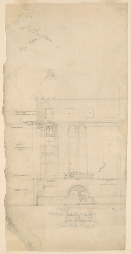 Unidentified Building, Chicago, Illinois, Elevation
