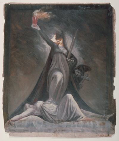 Study for Inquisition, Illustration to Columbiad