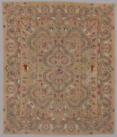 Embroidery with Allegorical and Mythological Motifs