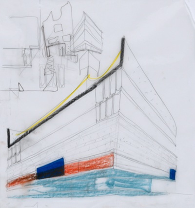 Sintra Music Conservatory (Conservatório de Música de Sintra), Rio de Mouro, Portugal, Working Drawing