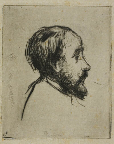Profile Portrait of Degas