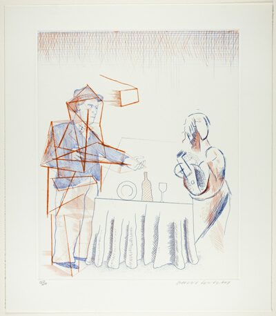 Figures with Still Life, from The Blue Guitar