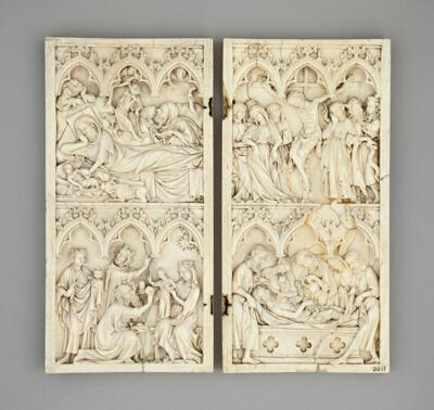 Diptych with Scenes from the Life of Christ